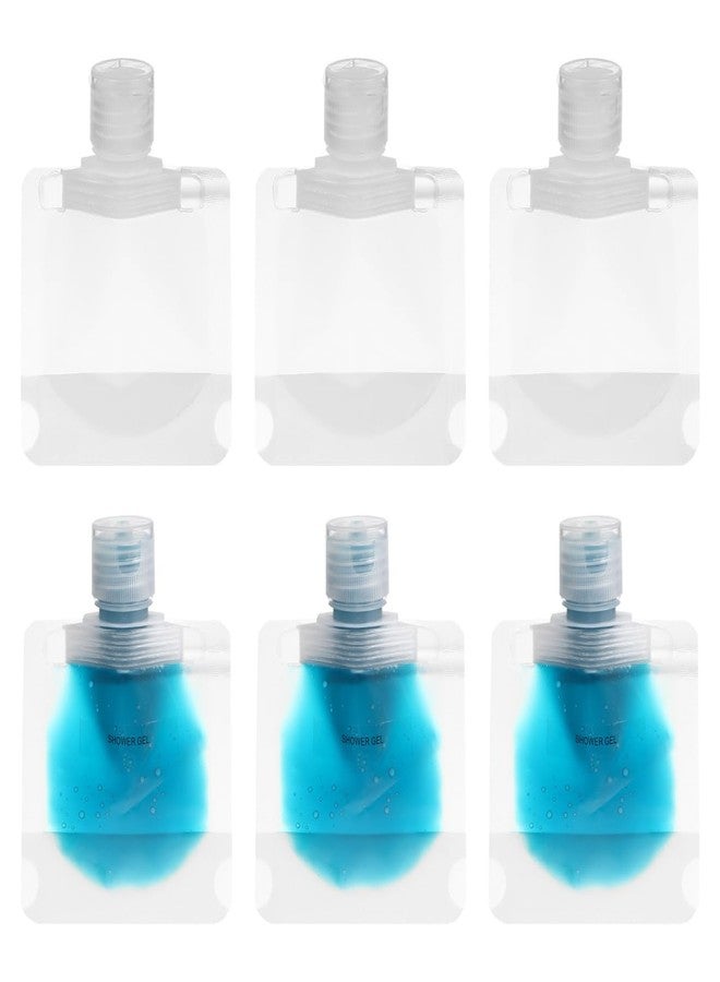 KALLORY Refillable Lotion Bags 15Pcs 30Ml Travel Pouches for Cosmetic Sub-Packing Squeezable Sample Containers for Essence Creams Moisturizers and Toiletries - Image 3